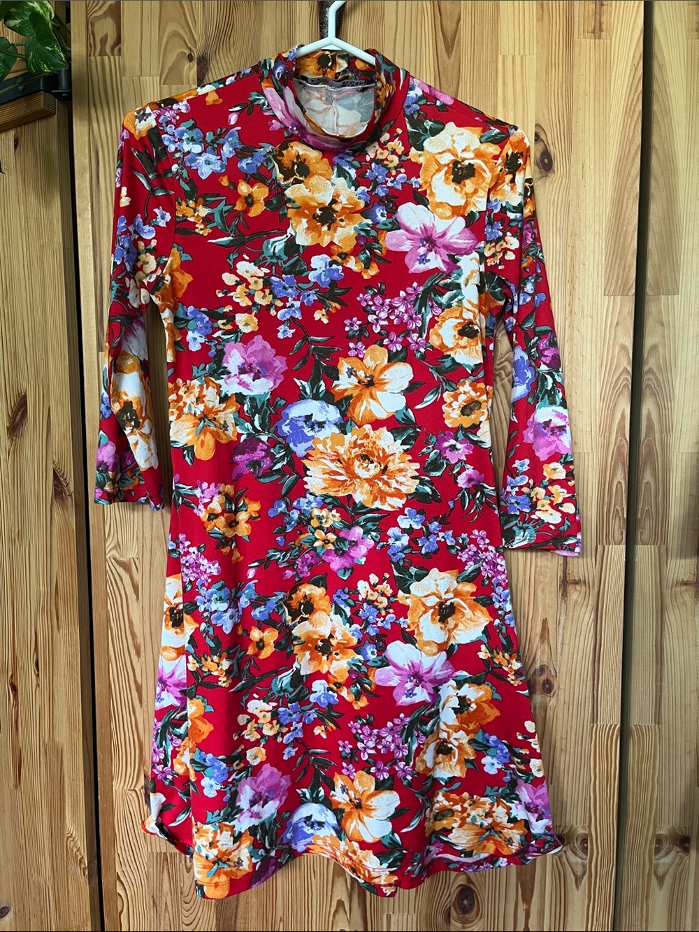 Rebel Sugar Retro Floral A-Line Dress (size S)